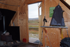 Blick aus der Schutzhütte